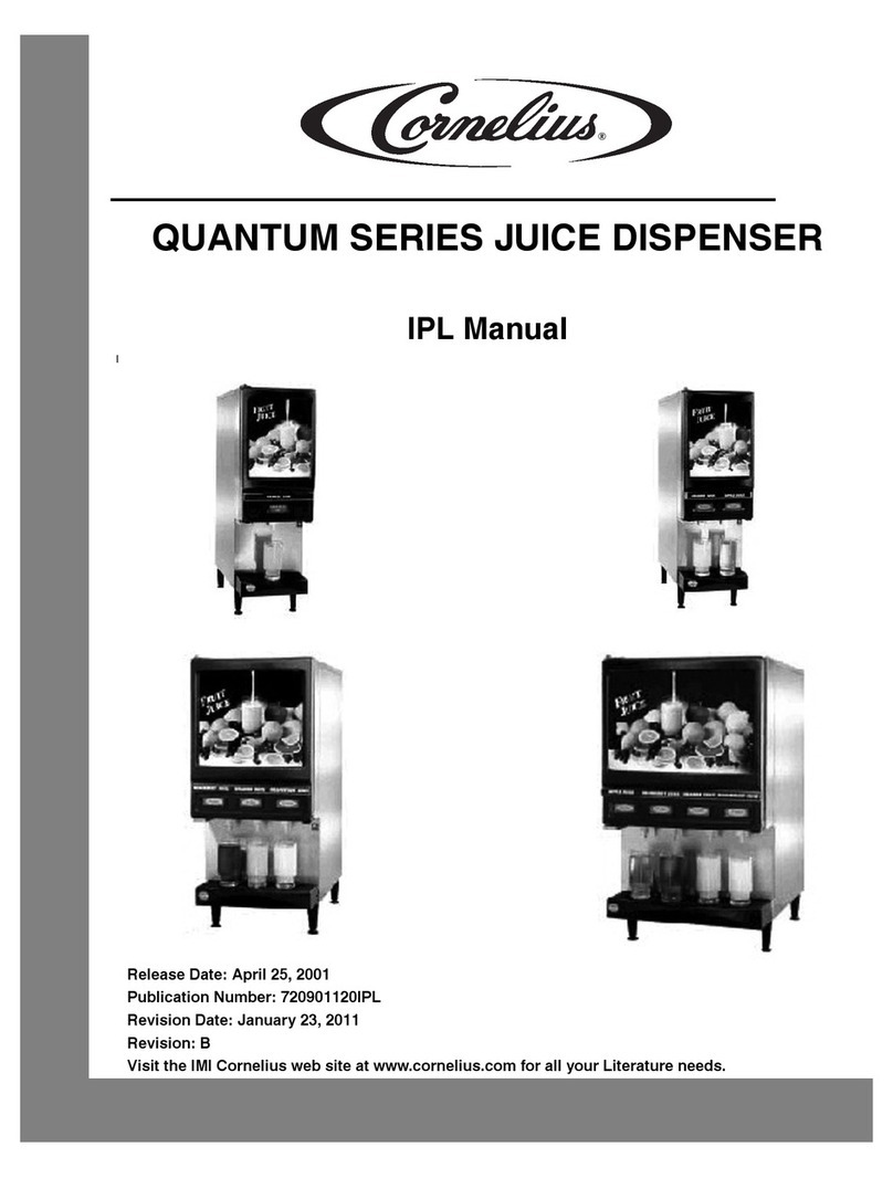 Cornelius Quantum 45200001 Illustrated parts list
