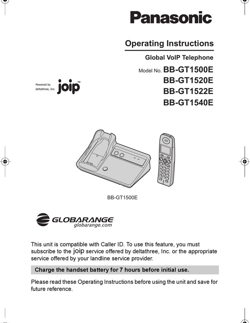 Panasonic JOIP BB-GT1540E User manual Panasonic JOIP BB-GT1540E User manual