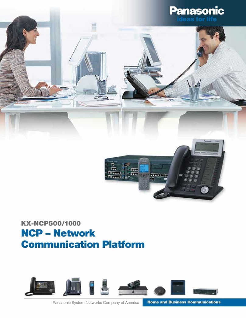 Panasonic KX-NCP1000 Brochure & specs