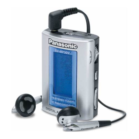Panasonic SV-MP30V User manual