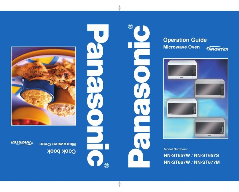 Panasonic NN-ST657 W Operation guide