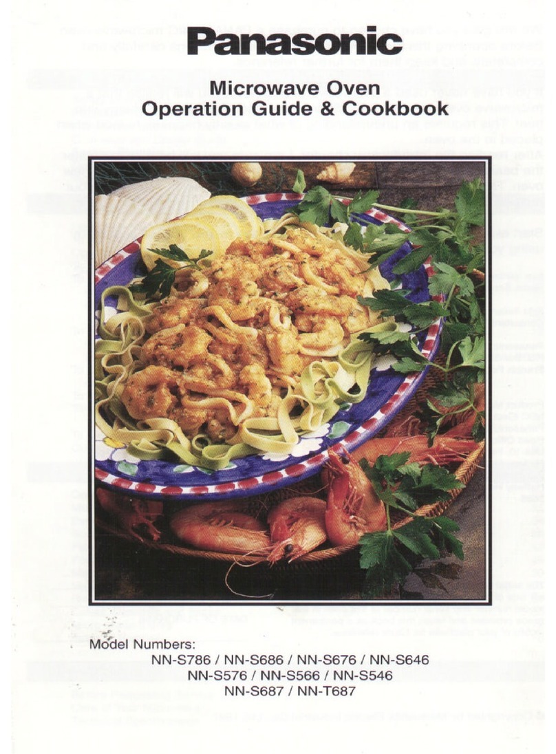 Panasonic NN-S786 Operation guide & cookbook