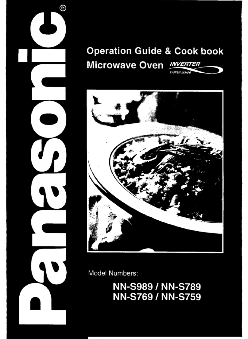 Panasonic NN-S759 Operation guide & cookbook