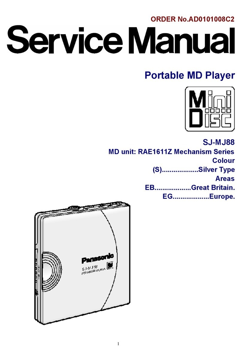 Panasonic SJ-MJ88 User manual