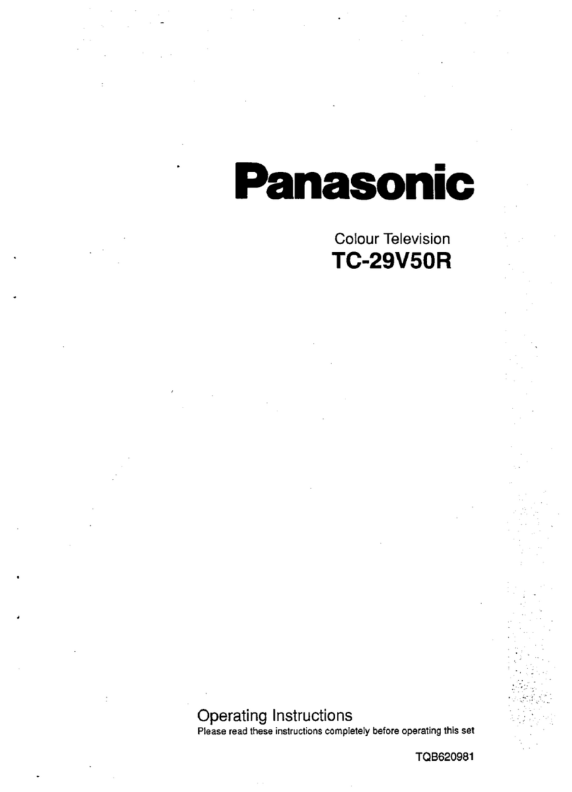 Panasonic TC-29V50R operating instructions