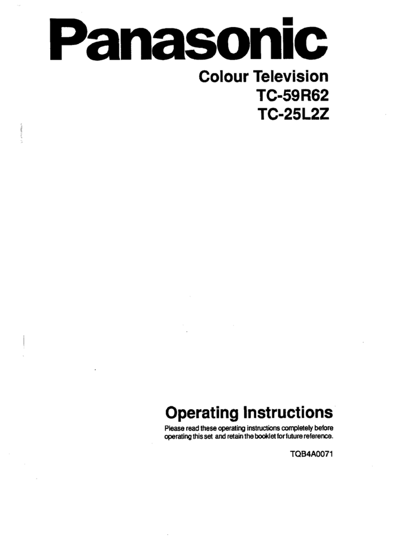 Panasonic TC-25L2Z operating instructions
