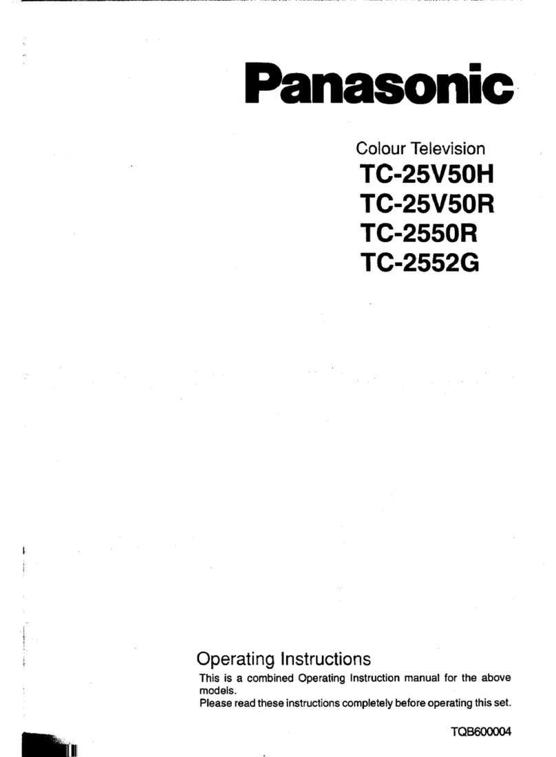 Panasonic TC-2550R User manual