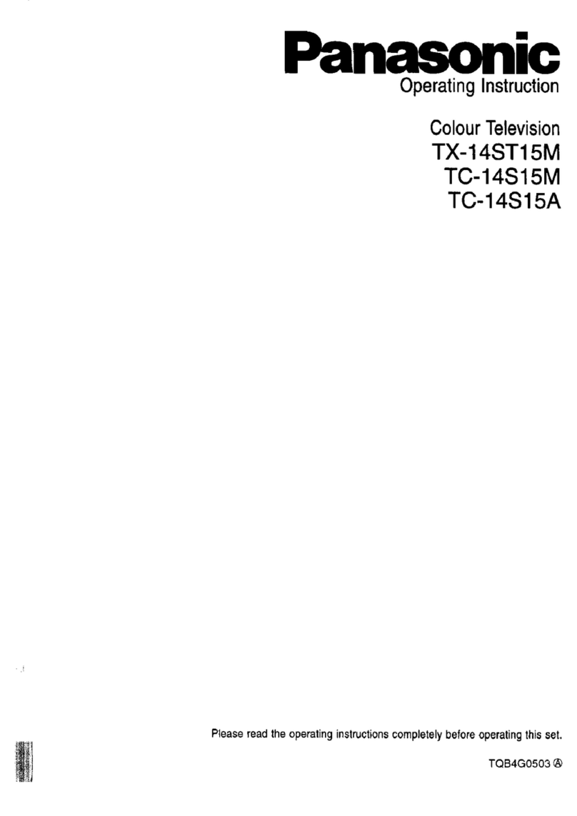 Panasonic TC-14ST15A operating instructions