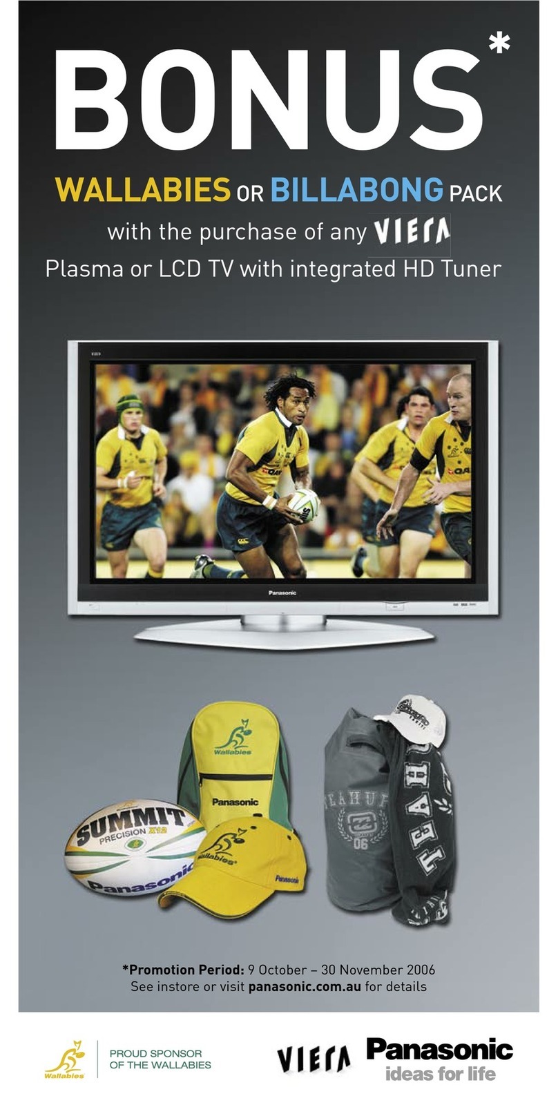 Panasonic Plasma or LCD TV User manual