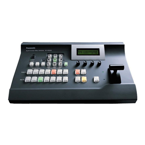 Panasonic AV-HS300 User manual