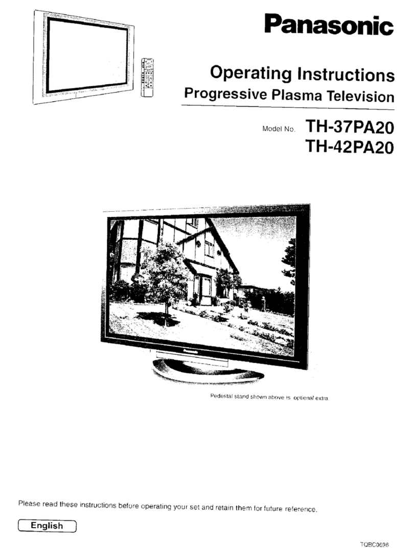 Panasonic TH-37P20 User manual