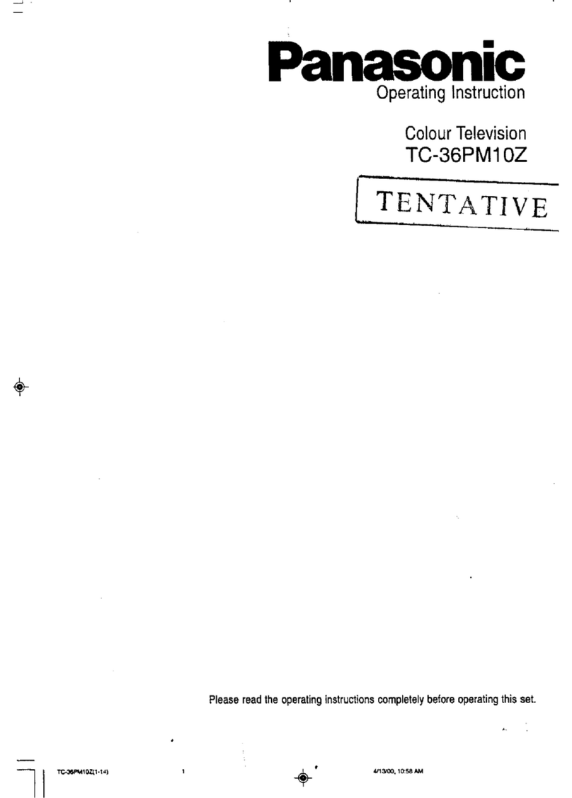 Panasonic TC-36PM10Z User manual Panasonic TC-36PM10Z User manual