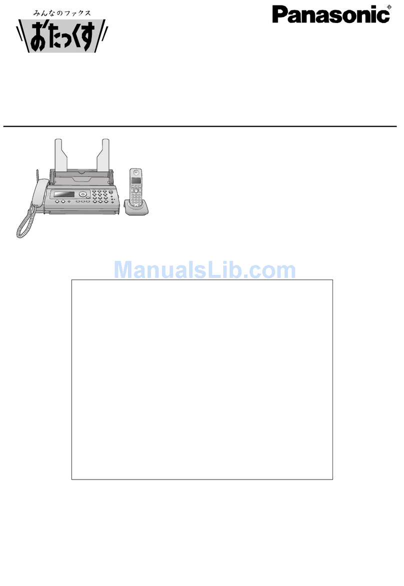 Panasonic KX-PW506DW Quick reference guide