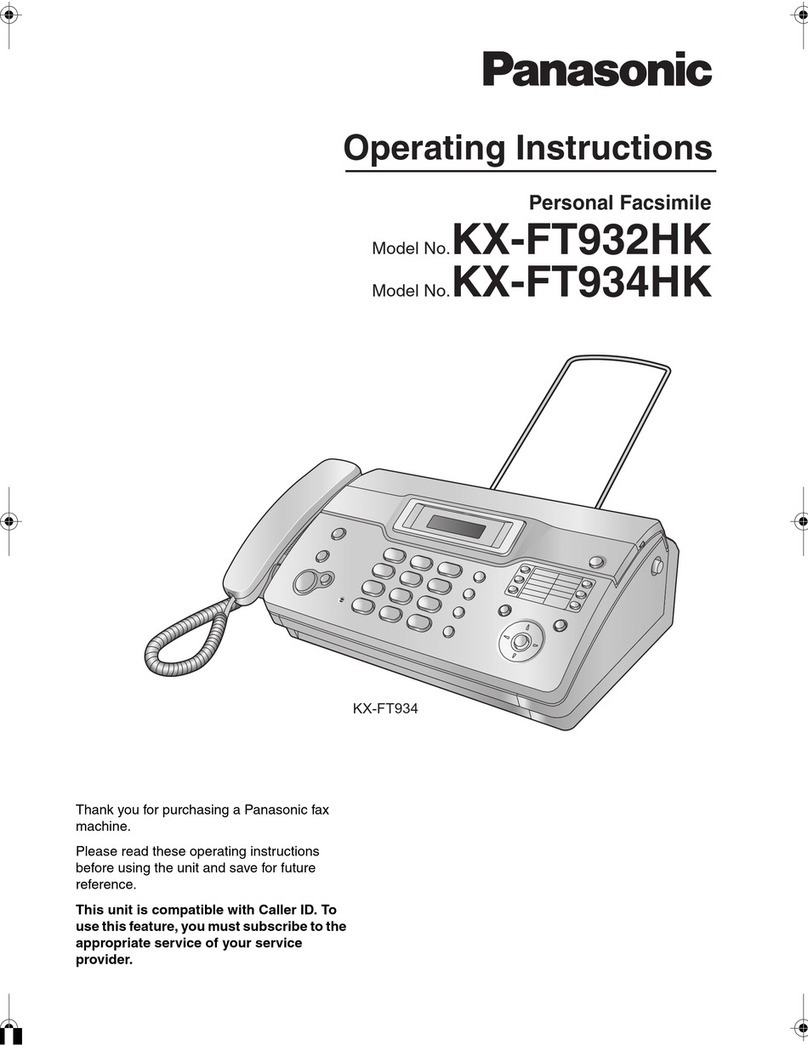 Panasonic KX-FT932HK operating instructions
