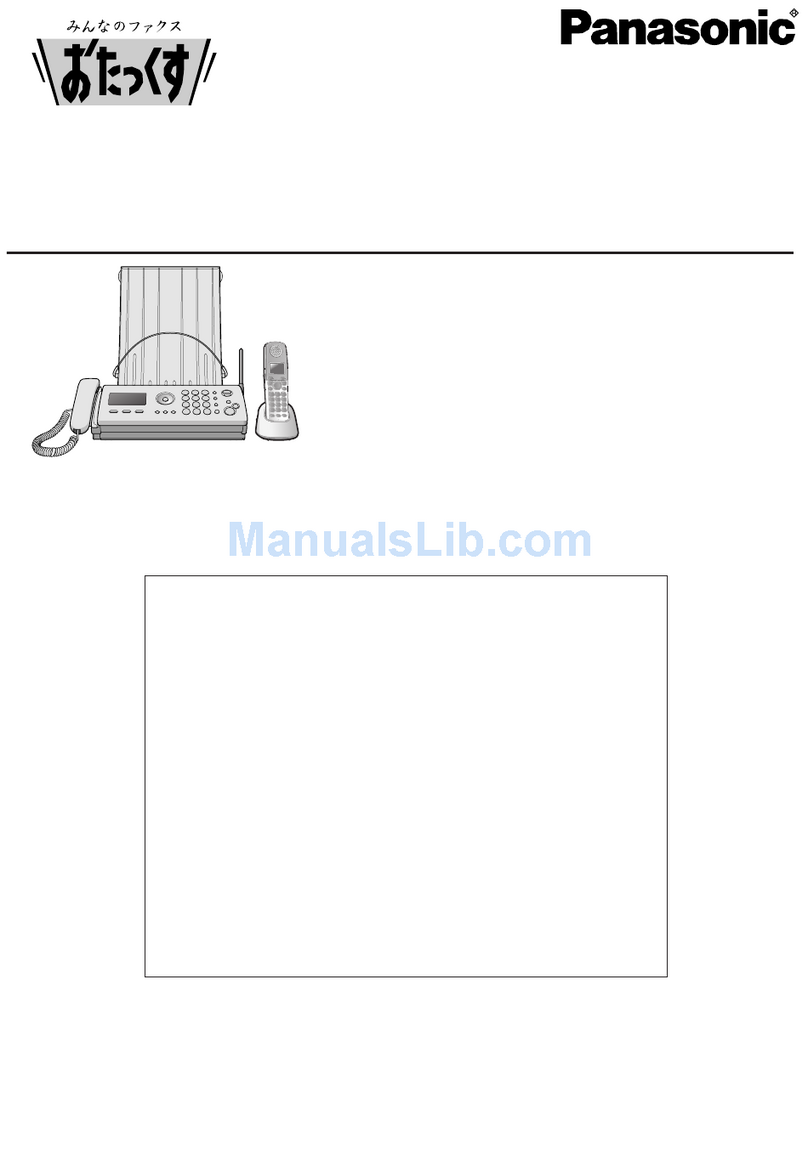 Panasonic KX-PW504E2 Quick reference guide