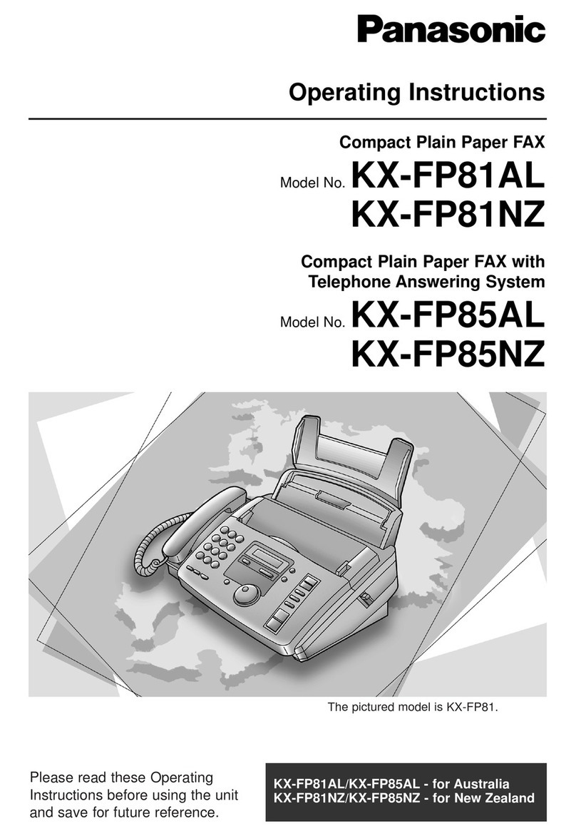 Panasonic KX-FP81AL operating instructions