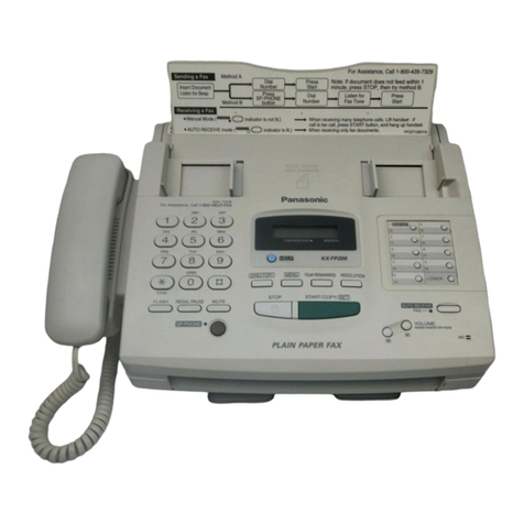 Panasonic KX-FP200 operating instructions