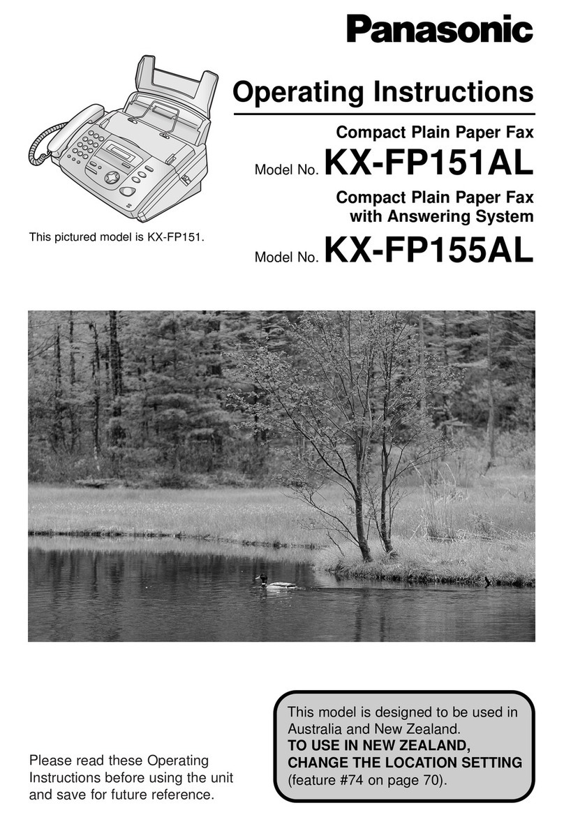 Panasonic KX-FP151AL operating instructions
