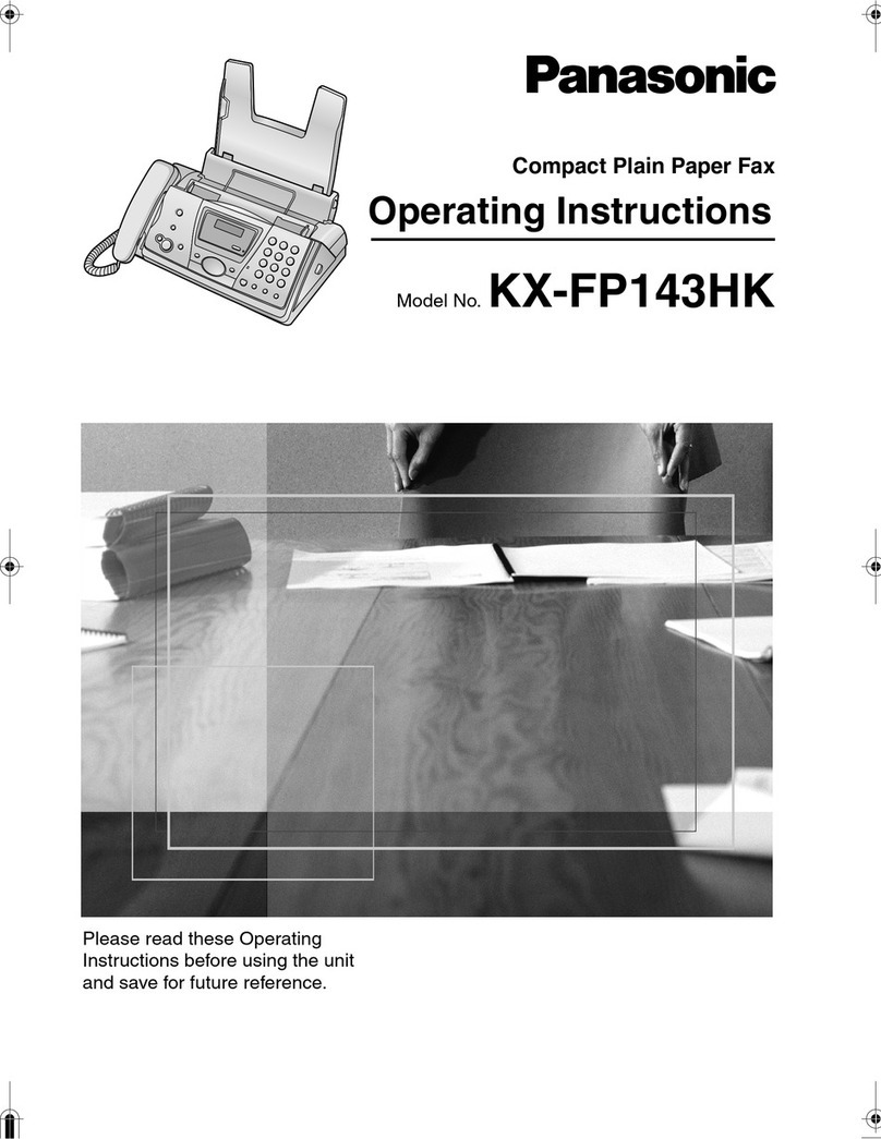 Panasonic KX-FP143HK User manual