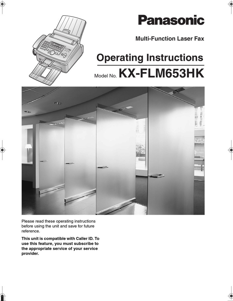 Panasonic KX-FLM653HK operating instructions