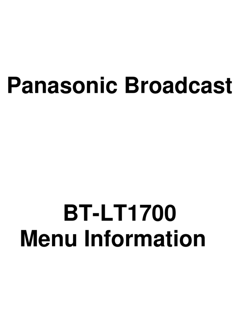 Panasonic BT-LT1700 User manual
