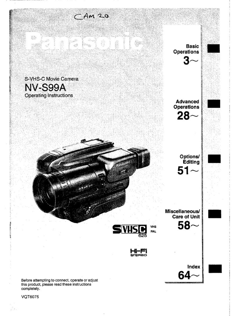 Panasonic NV-S99A User manual