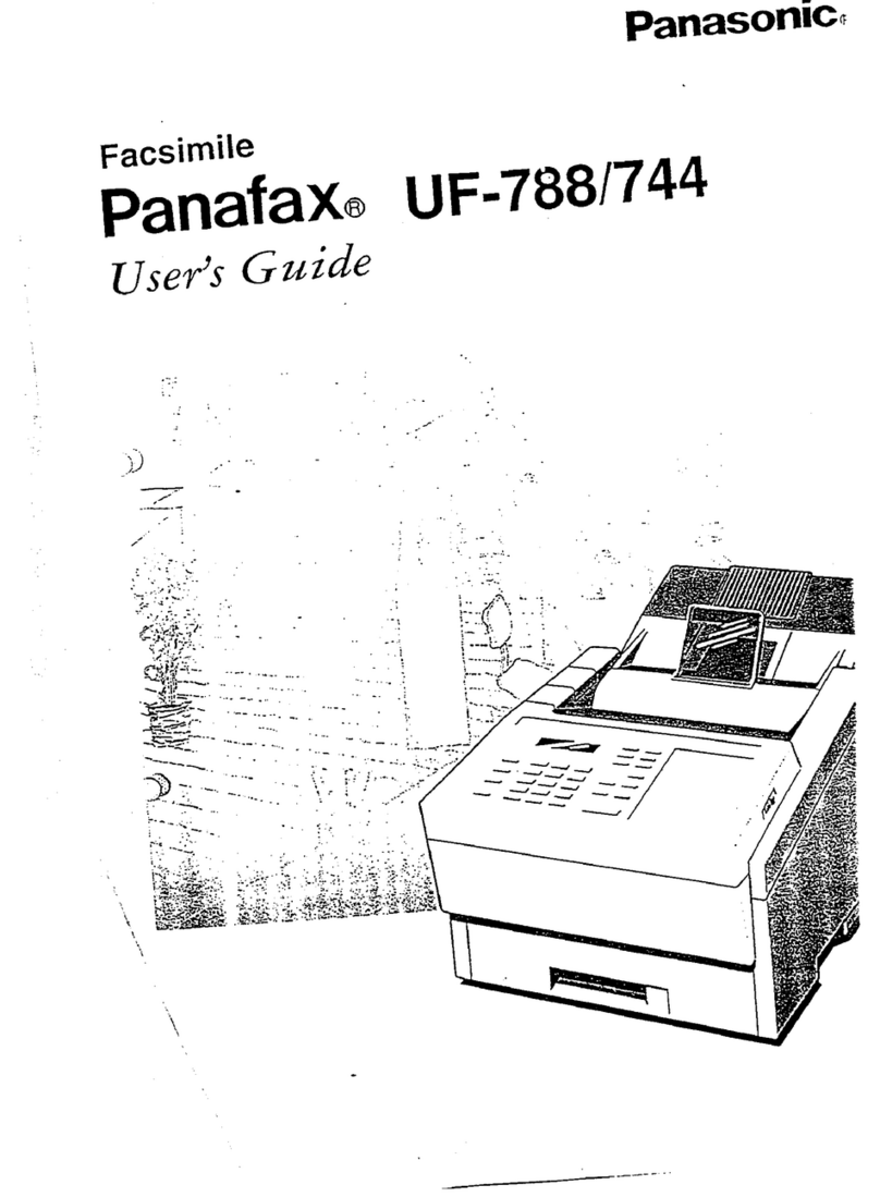 Panasonic Panafax UF-744 user guide