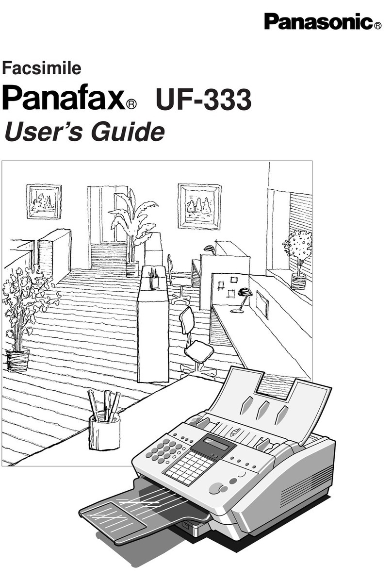 Panasonic Panafax UF-333 User manual