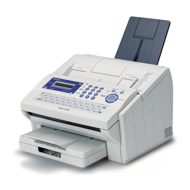 Panasonic Panafax UF-580 User manual