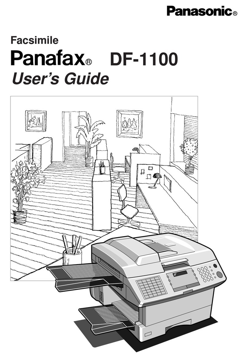 Panasonic PANAFAX DF-1100 user guide
