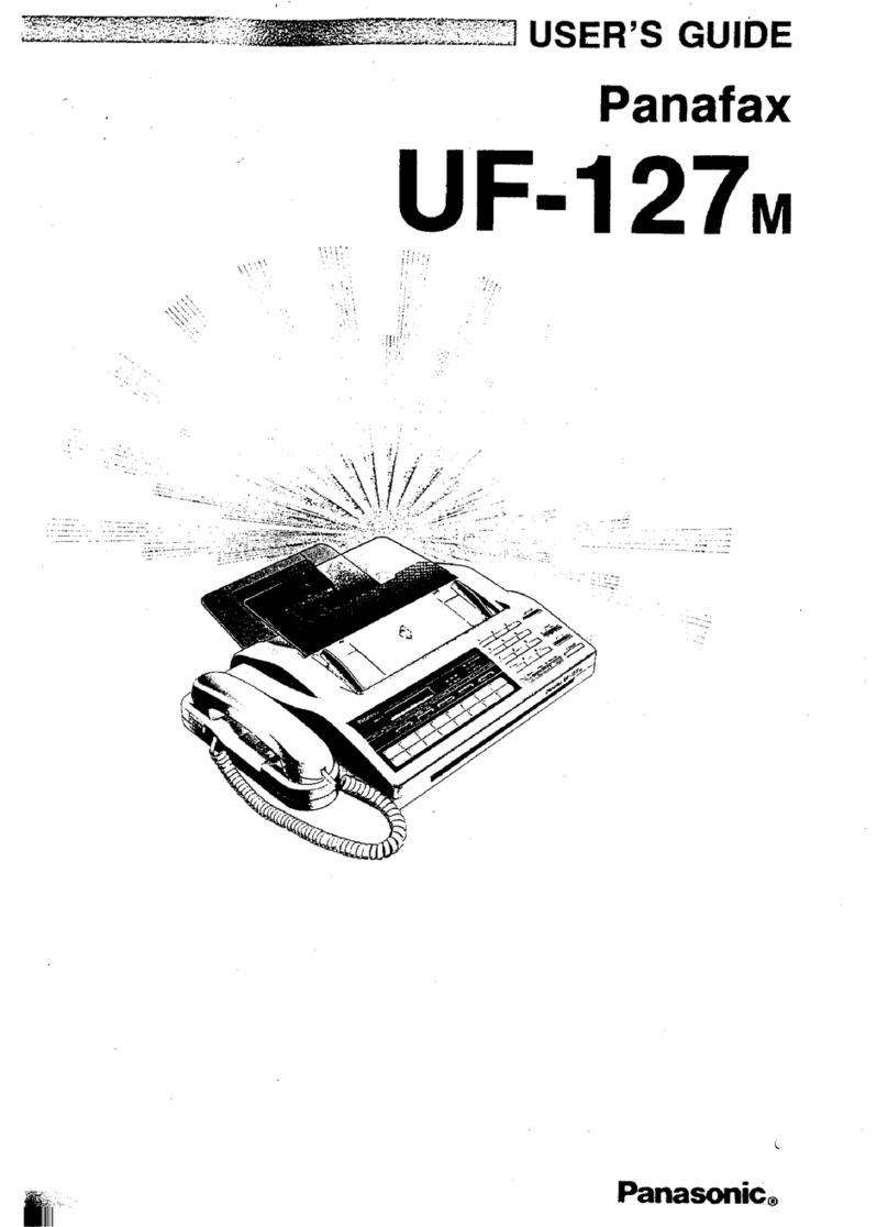 Panasonic Panafax UF-127M user guide