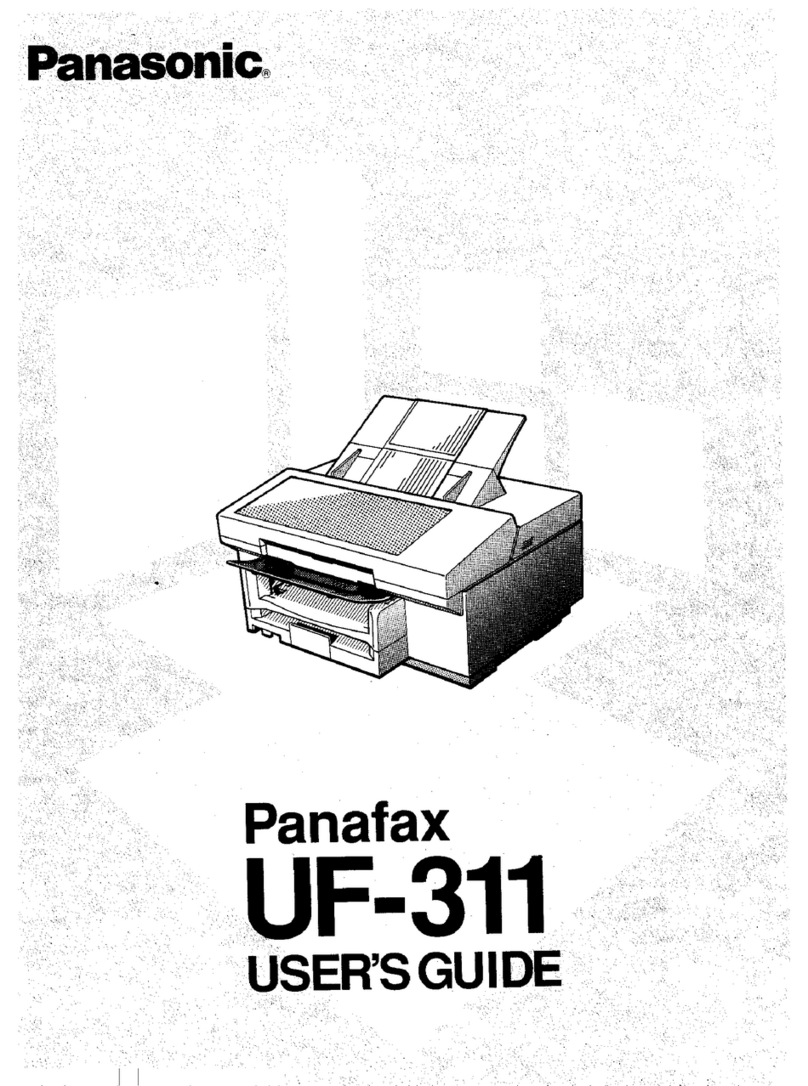 Panasonic Panafax UF-311 user guide