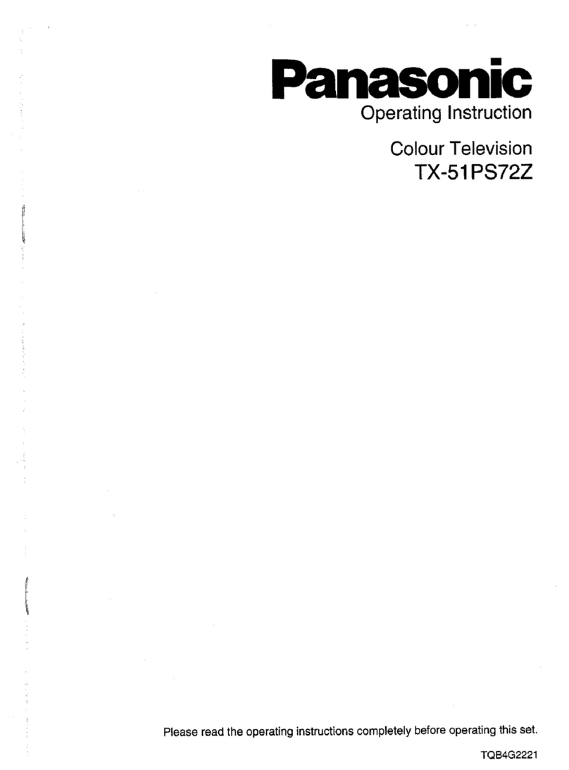Panasonic TX-51PS72Z User manual