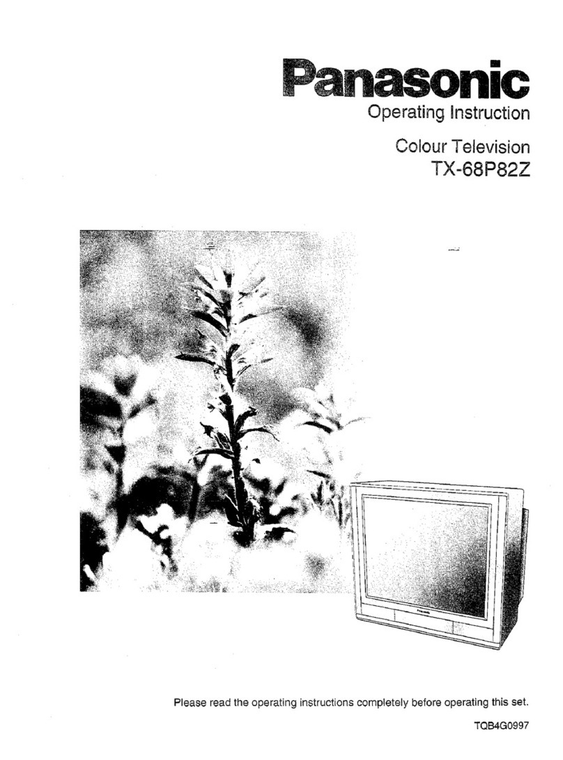 Panasonic TX-68P82Z User manual