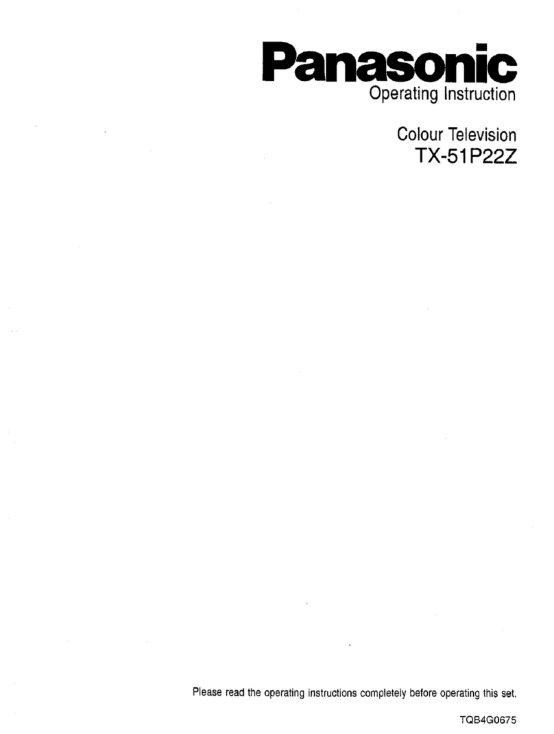 Panasonic TX-51P22Z User manual