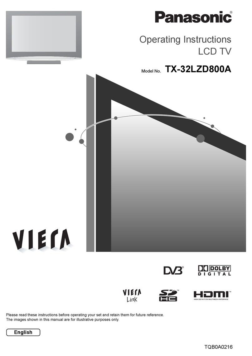 Panasonic Viera TX-32LZD800A operating instructions