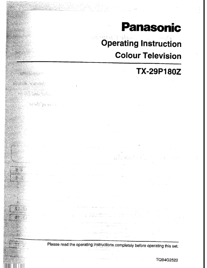 Panasonic TX-29P180Z User manual