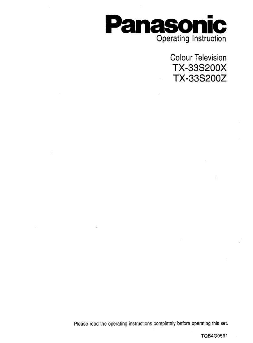 Panasonic TX-33S200X User manual
