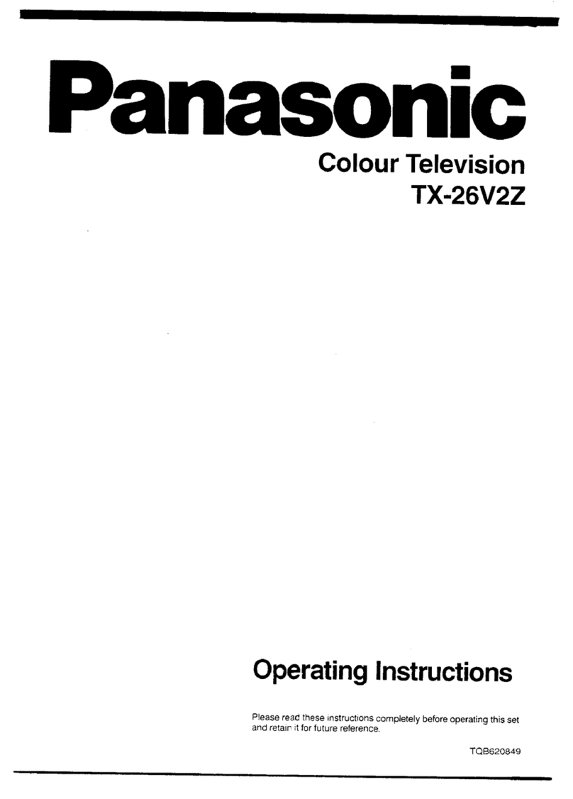 Panasonic TX-26V2Z User manual Panasonic TX-26V2Z User manual