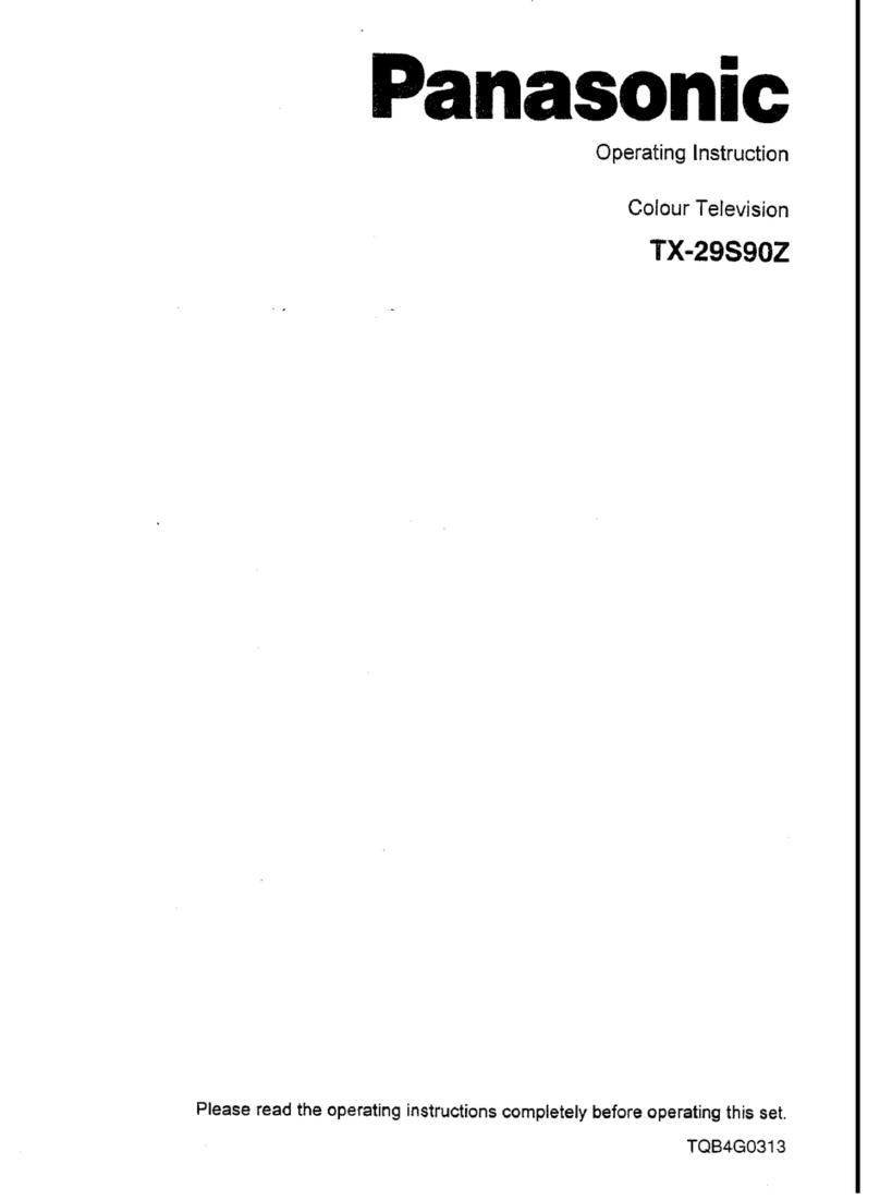Panasonic TX-29S90Z User manual