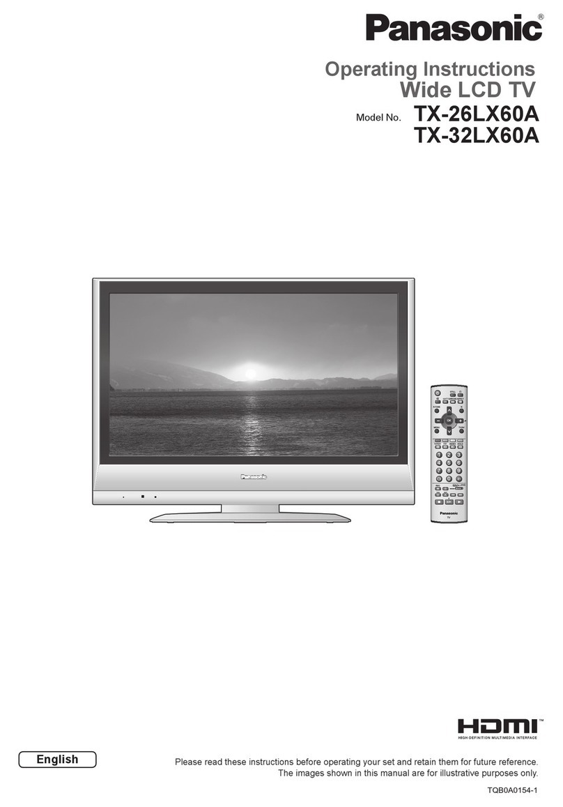 Panasonic TX-26LX60A User manual