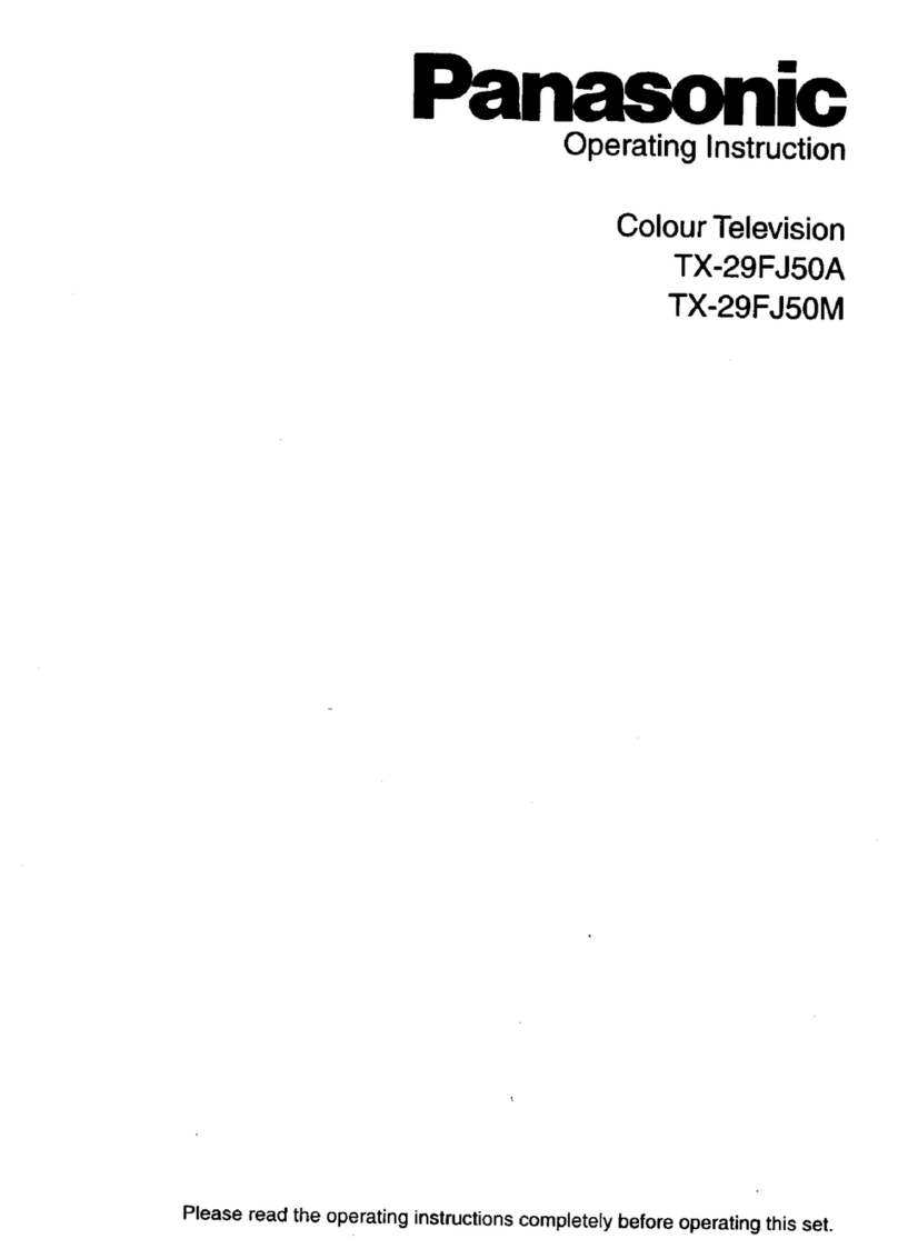 Panasonic TX-29FJ50A User manual