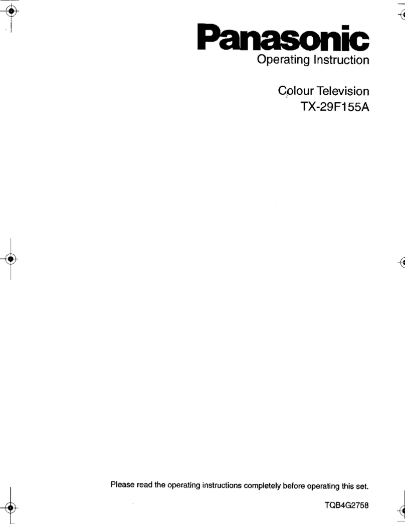 Panasonic TX-29F155A User manual