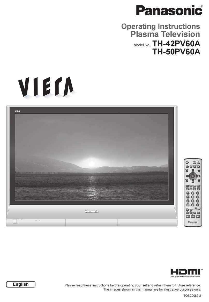 Panasonic TH-42PV60A User manual