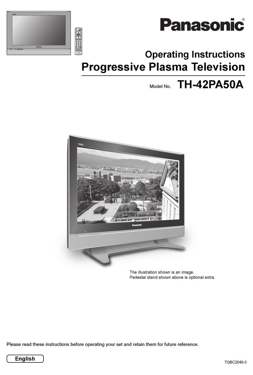 Panasonic TH-42PA50A User manual