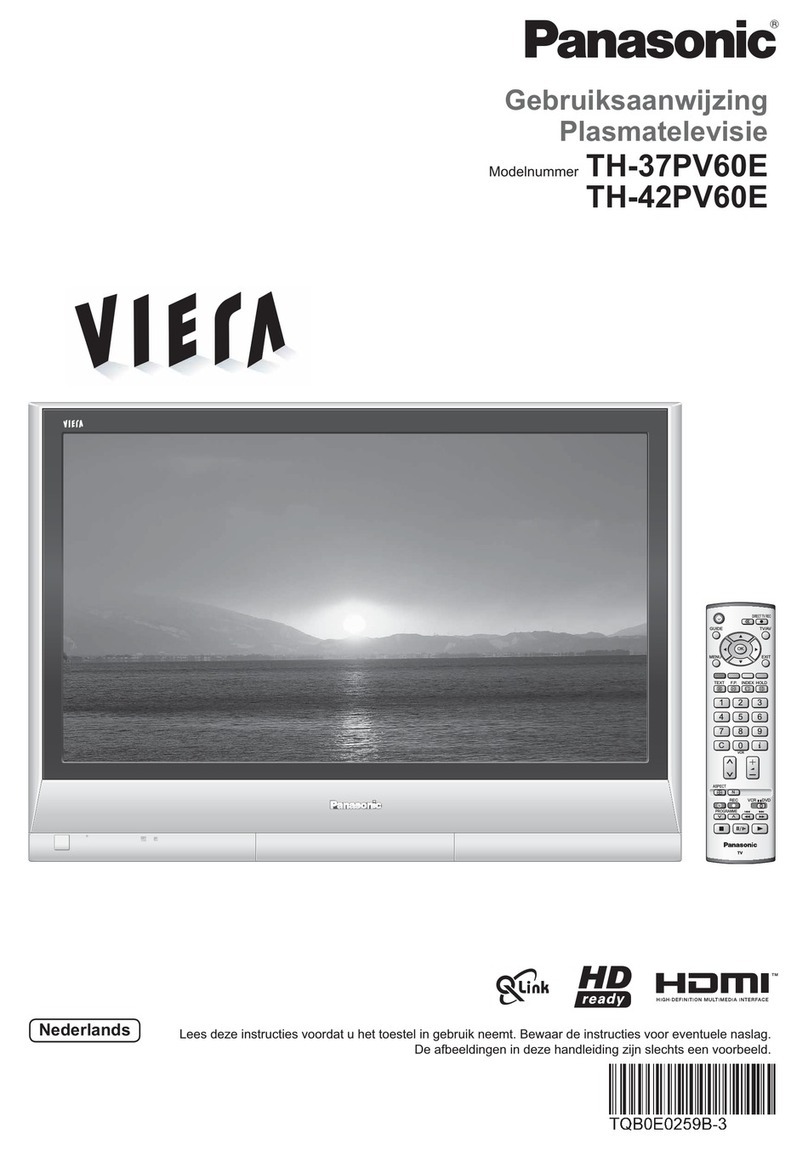 Panasonic Viera TH-37PV60E System manual