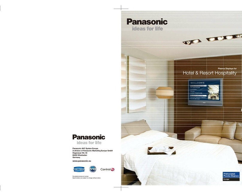 Panasonic TH-37PR11EH User manual