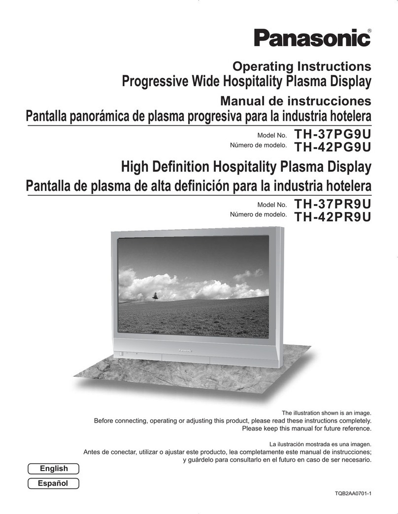Panasonic TH-37PG9U User manual