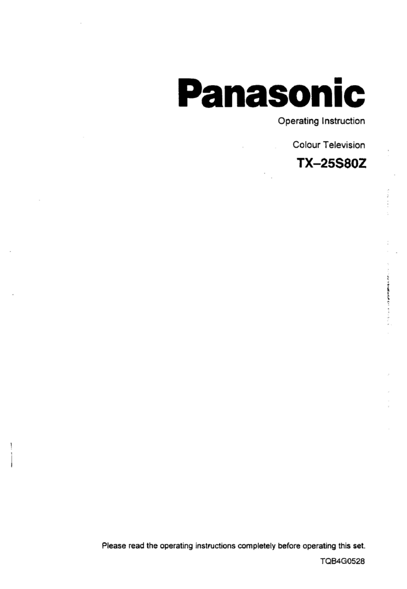 Panasonic TX-25S80Z User manual