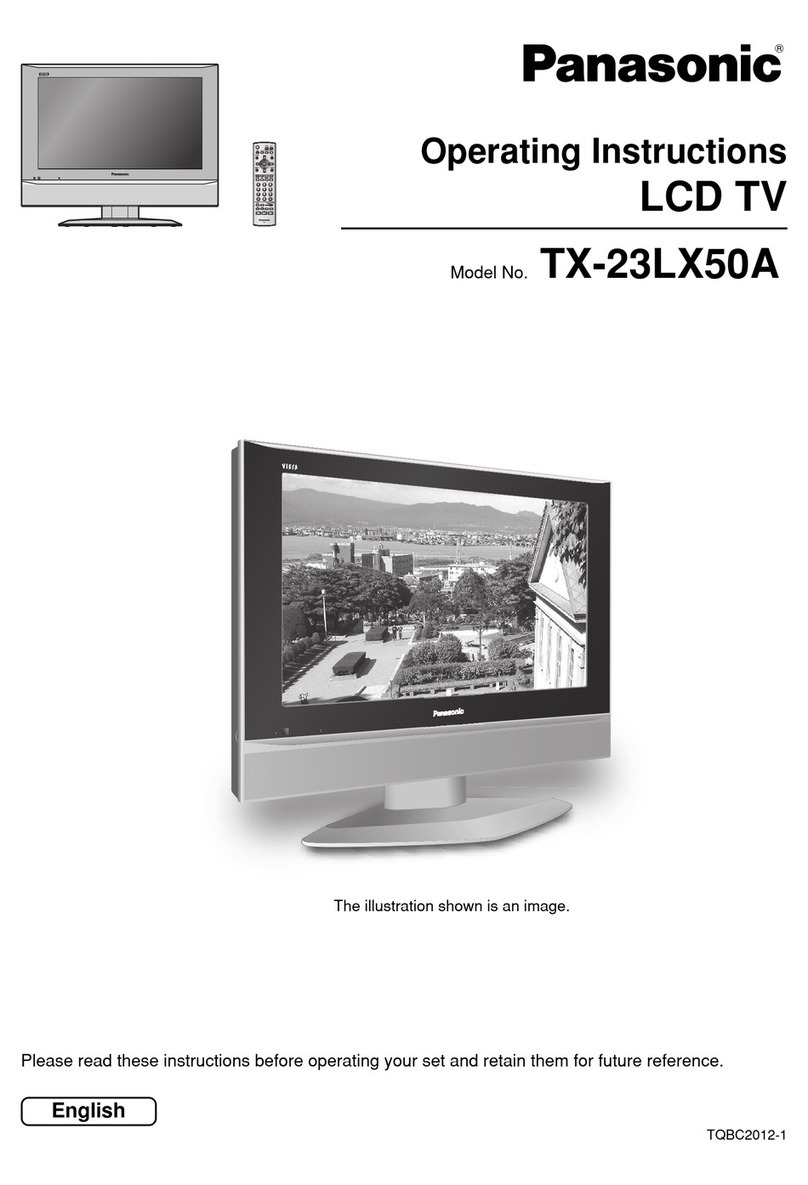 Panasonic TX-23LX50A User manual Panasonic TX-23LX50A User manual